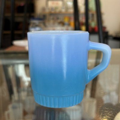 画像1: リブボトム　水色・青　1